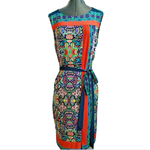 Premise Dresses & Skirts - Premise Dress P L Tie Belt Faux Wrap knee party